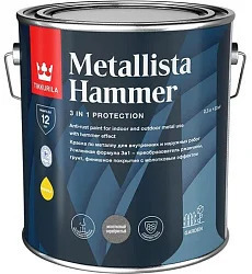 Tikkurila Tikkivala Metallista Hammer молотковая краска по металлу